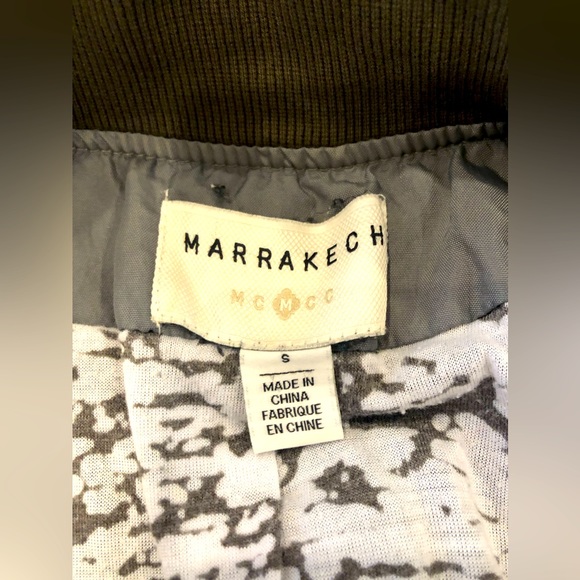 Marrakech MCMCC Bomber Jacket By Anthropologie - Picture 13 of 14